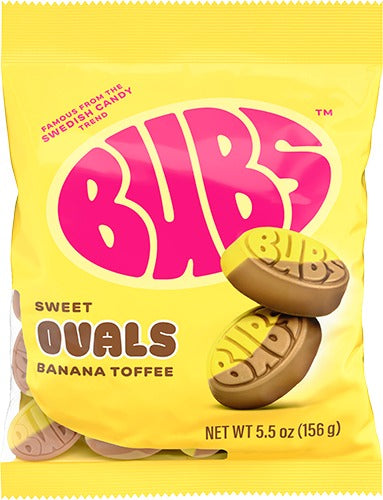Bubs Banaan Toffee ovalen (vegan)