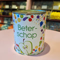 snoepblik 'beterschap'