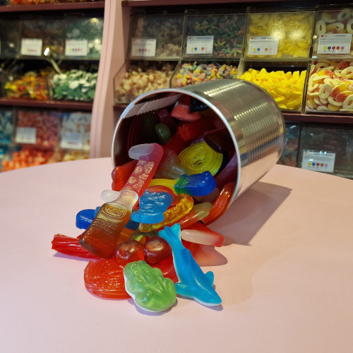 snoepblik feest opdruk
