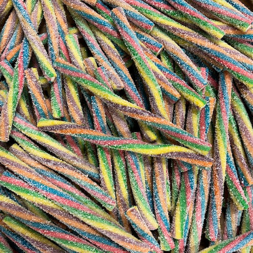 200 g zure regenboog kabeltjes