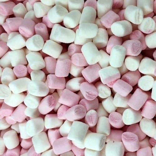 mini-marshmallows roze-wit 1kg