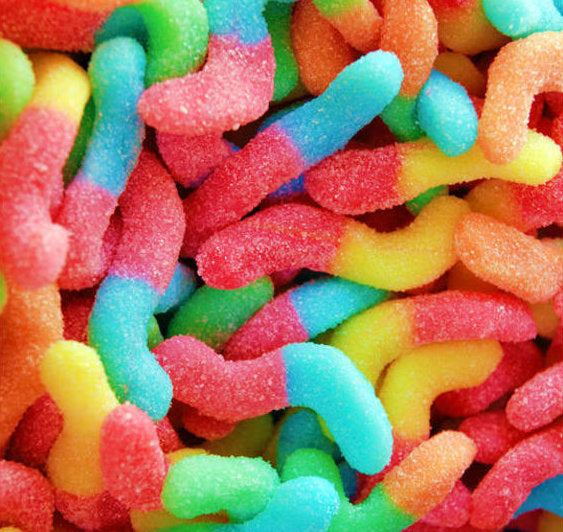 1kg Trolli zure gloeiwormen
